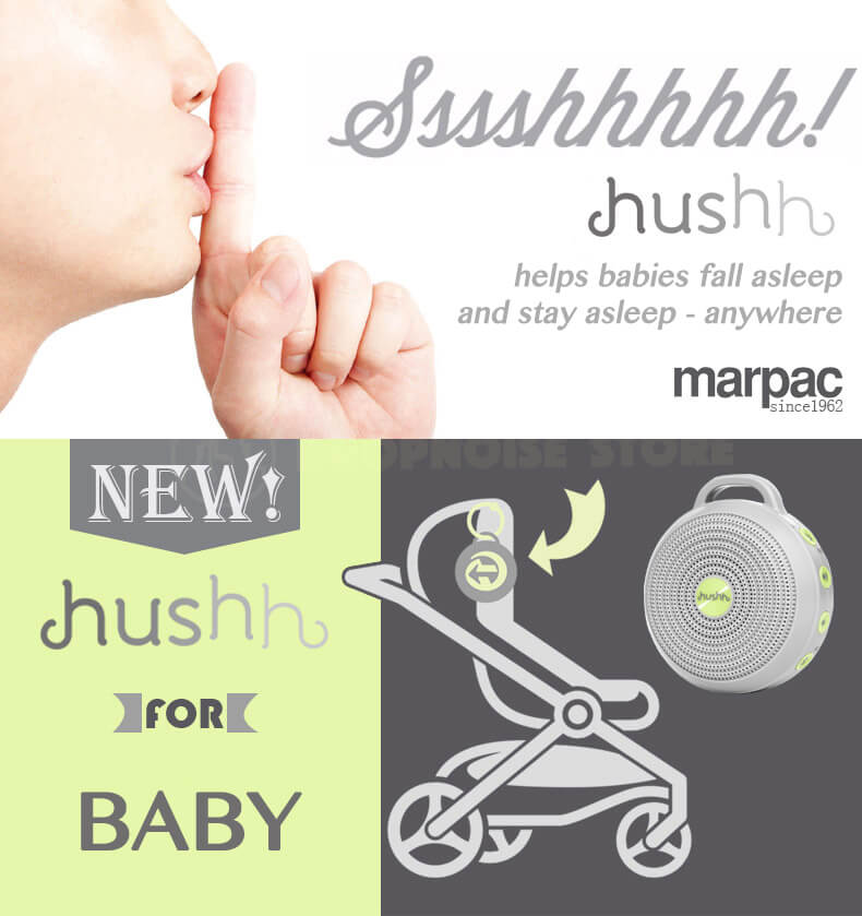 Marpac Hushh machine à bruit blanc pour bébé - Auriseo